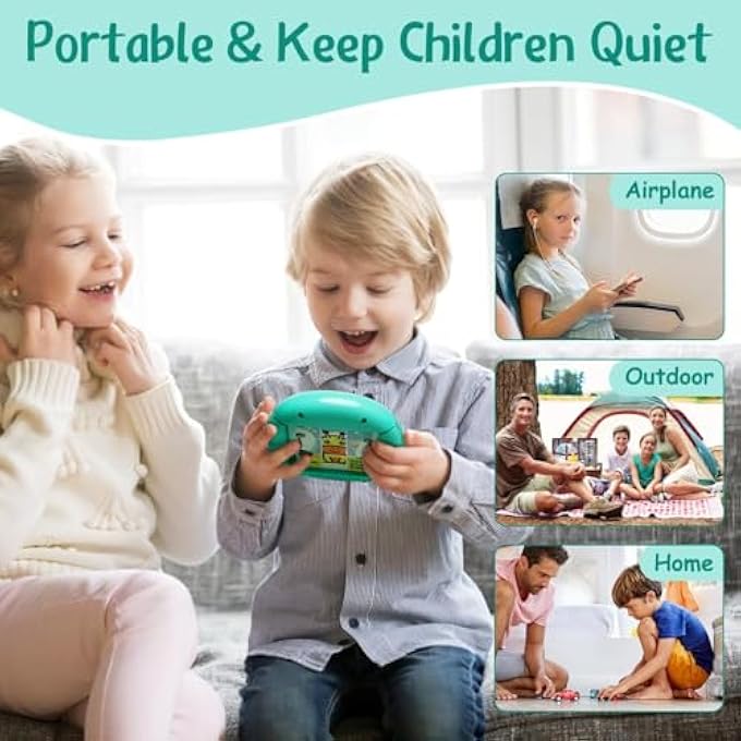 3D ROTATING PUZZLES FOR TODDLERS 3 4 5 6 WITH LANYARD TRAVEL TOYS FOR TODDLERS ON AIRPLANE ACTIVITIES TOYS FOR KIDS, FINE MOTOR SKILLS (9 PCS, ANIMALS) - Image 3